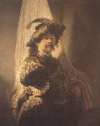 REMBRANDT Harmenszoon van Rijn The Standard-earer (mk33) china oil painting reproduction